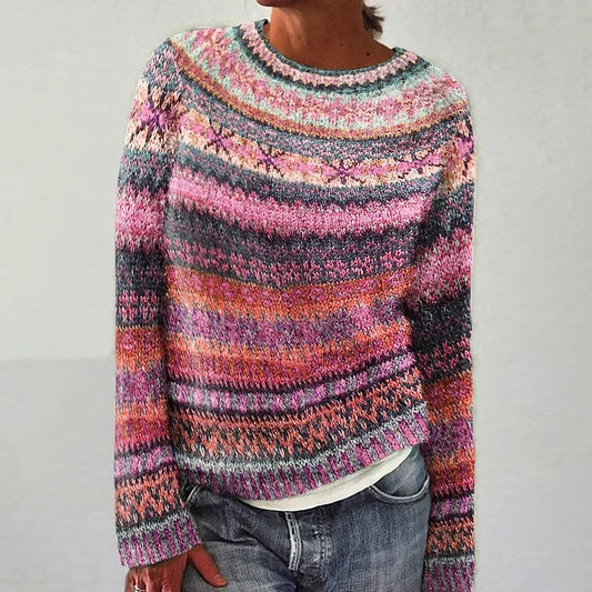 Mélanie | Melierter Strickpullover
