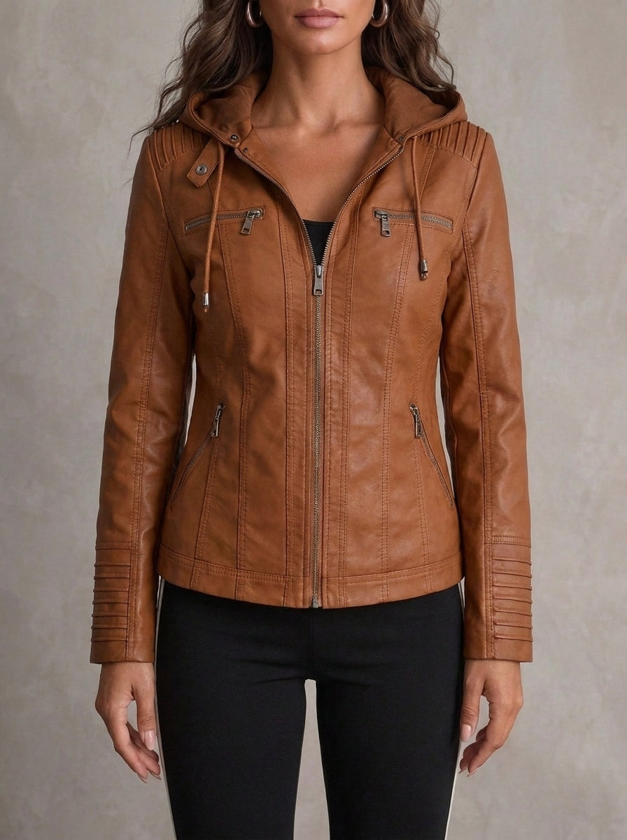 Langlebige und stilvolle Lederjacke