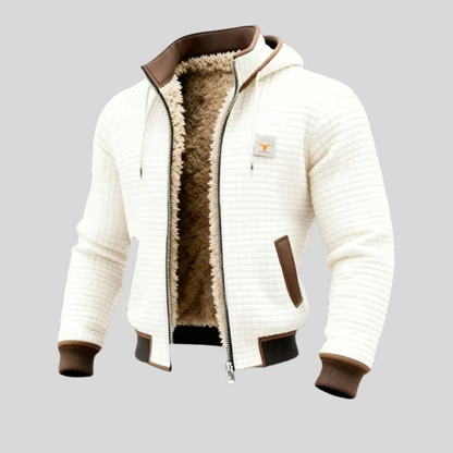 Alpenberg | Warme Strickjacke mit Kapuze