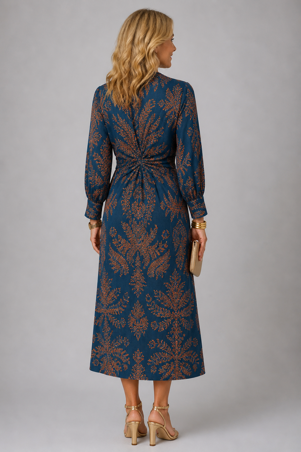 Elegantes Midnight-Bloom-Kleid