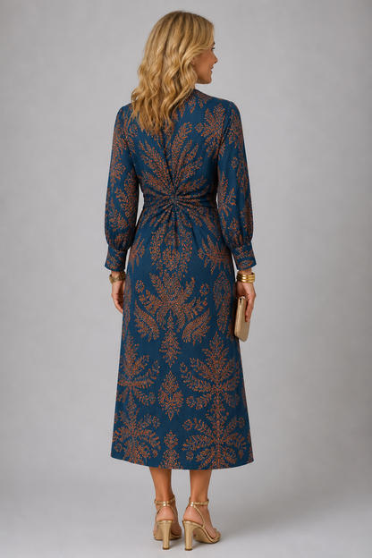 Elegantes Midnight-Bloom-Kleid
