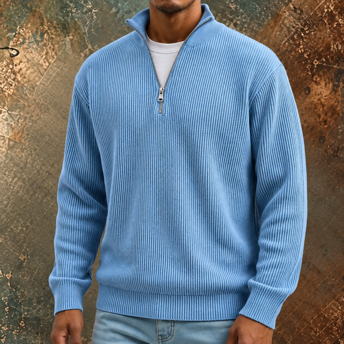 Stilvoller Half-Zip-Pullover