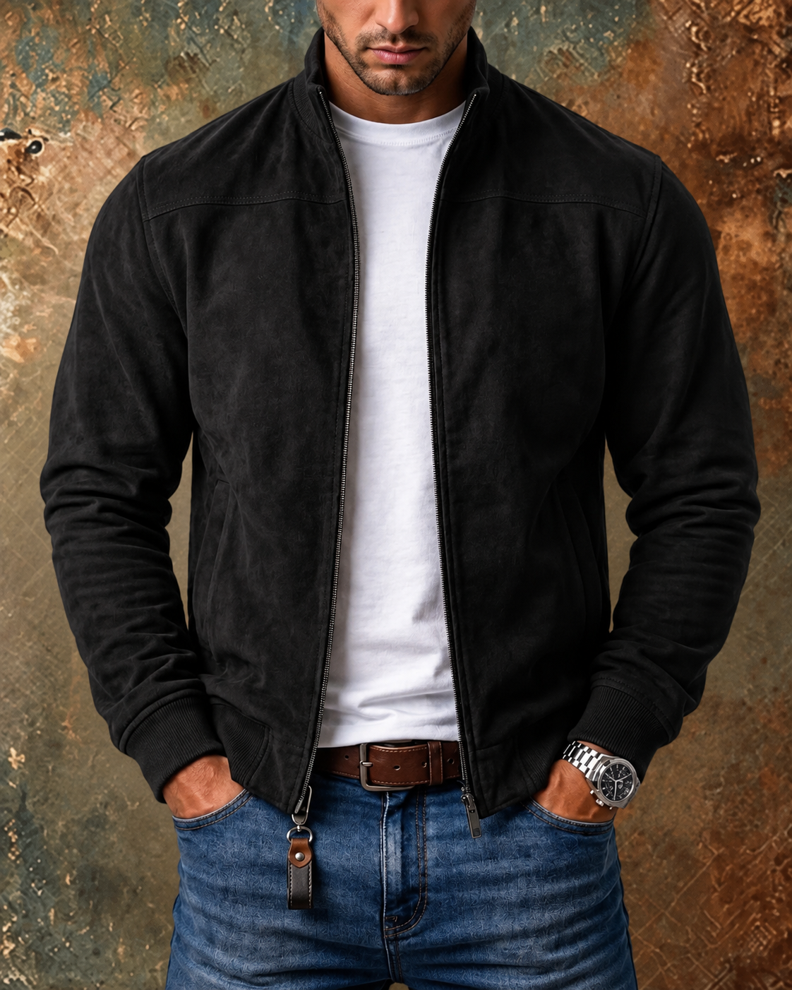 Stilvolle Herbstjacke