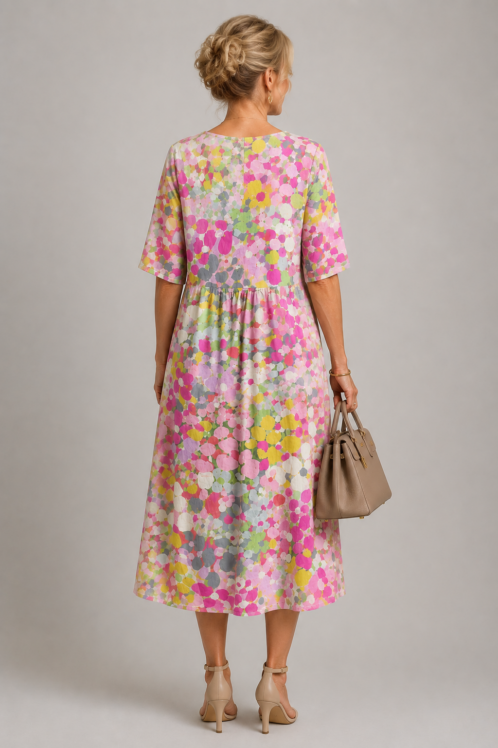 Elegantes Cherie-Midikleid