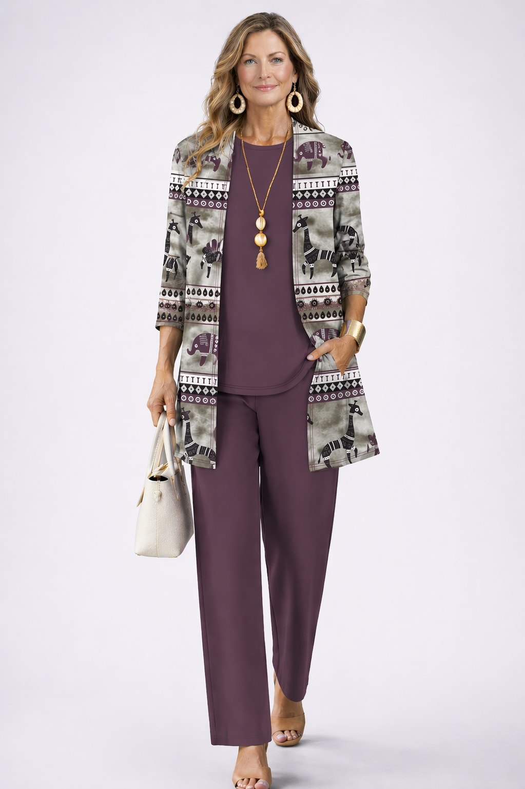 Elegantes dreiteiliges Set