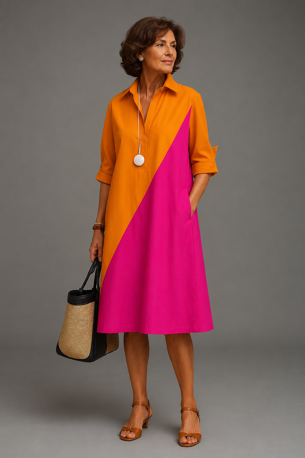 Marijke Color Kleid