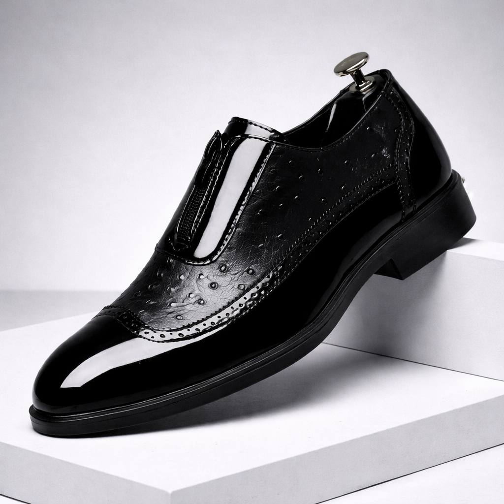 Adelmann | Zweifarbige Brogue-Schuhe