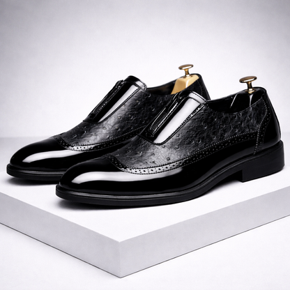 Adelmann | Zweifarbige Brogue-Schuhe