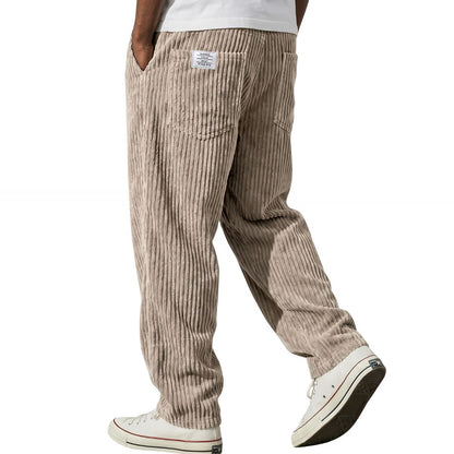 Herren-Cordhose mit Stretchbund