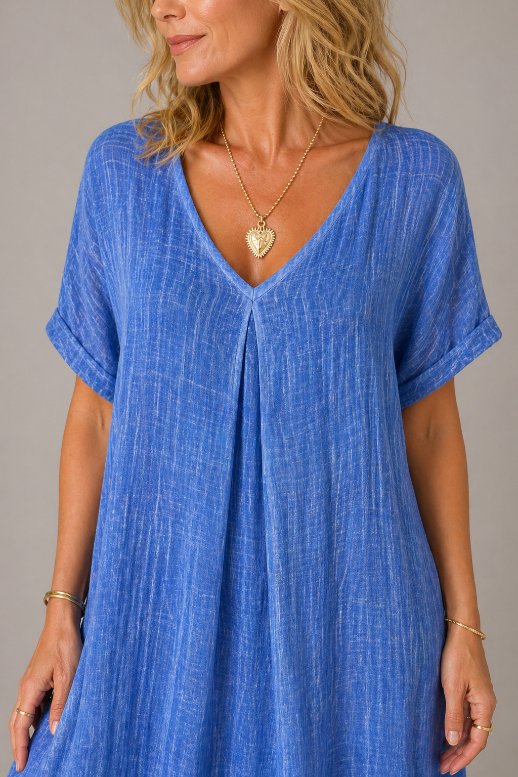 Skylar Blaues Kleid