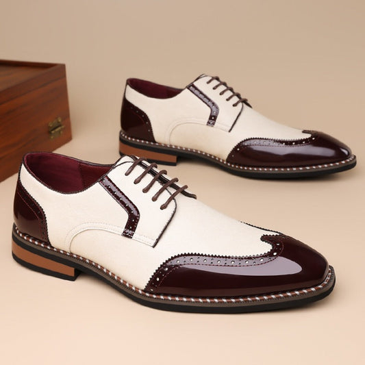 Adelmann | Zweifarbige Derby-Schuhe