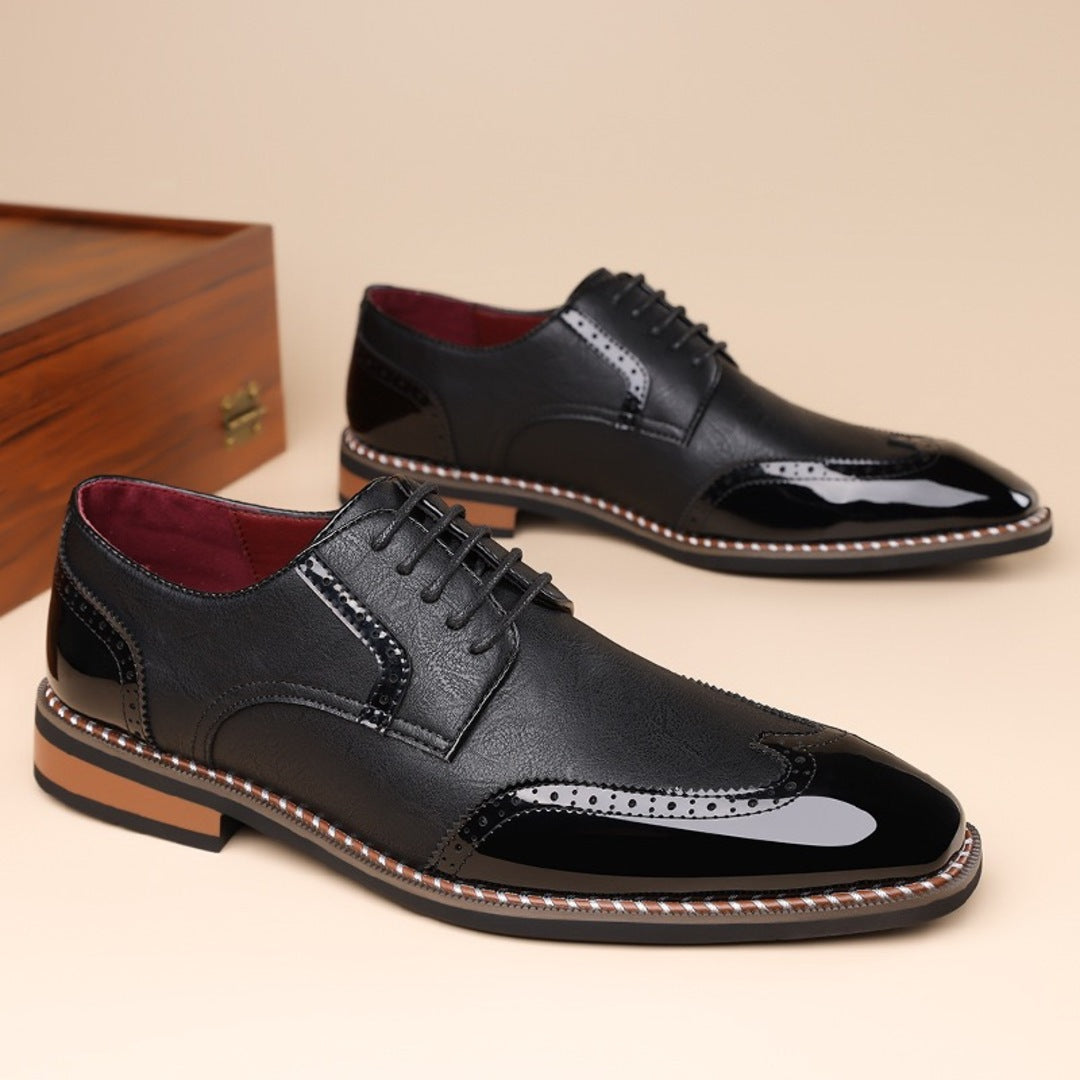 Adelmann | Zweifarbige Derby-Schuhe