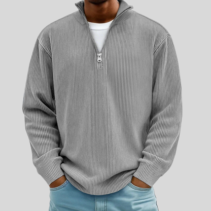 Marc | Gerippter Half-Zip Pullover