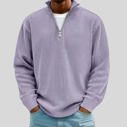 Marc | Gerippter Half-Zip Pullover