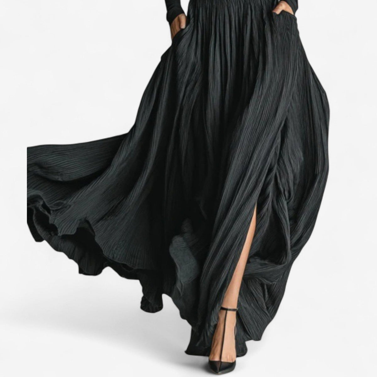 Rachel | Elegantes Maxikleid mit hoher Taille