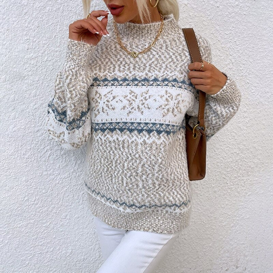 Margot | Pullover mit Schneeflockenmotiv
