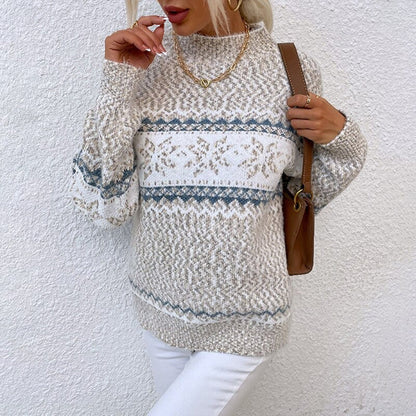 Margot | Pullover mit Schneeflockenmotiv