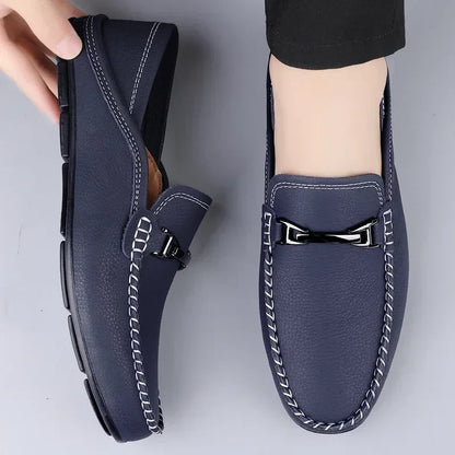 Adelmann | Loafer mit Kontrastnähten