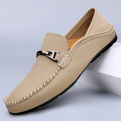 Adelmann | Loafer mit Kontrastnähten