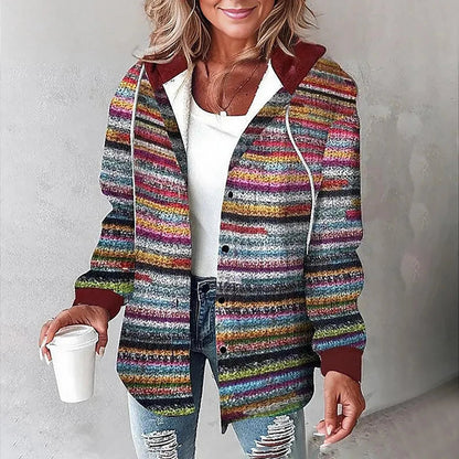 Gefüttertes Overshirt mit Kapuze