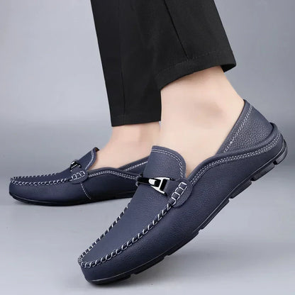 Adelmann | Loafer mit Kontrastnähten