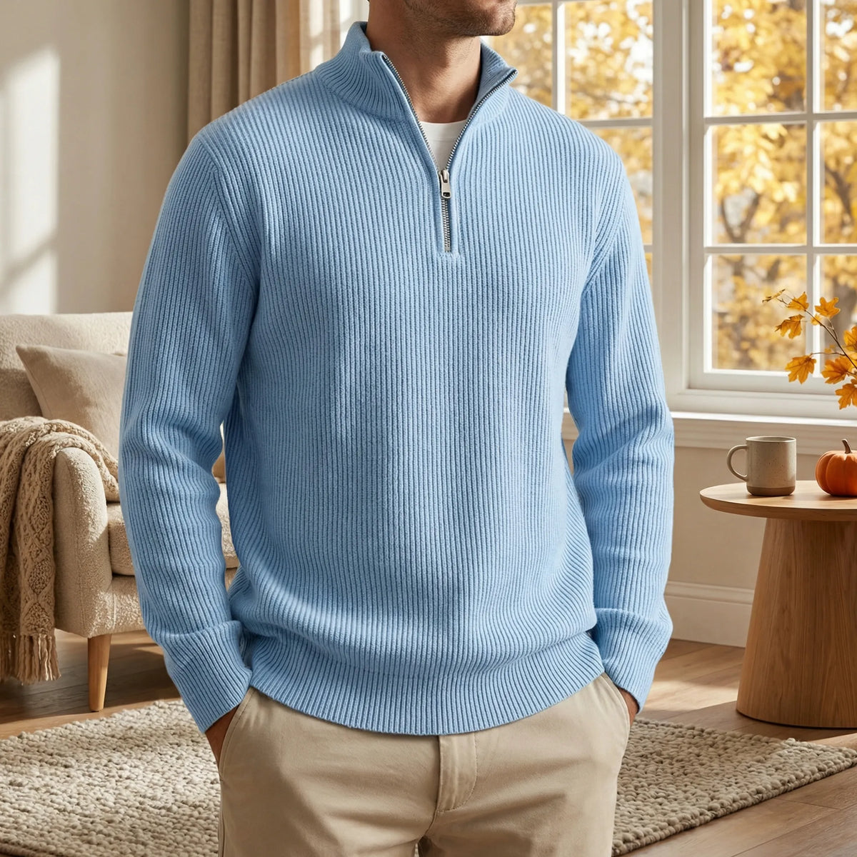 Stilvoller Half-Zip-Pullover
