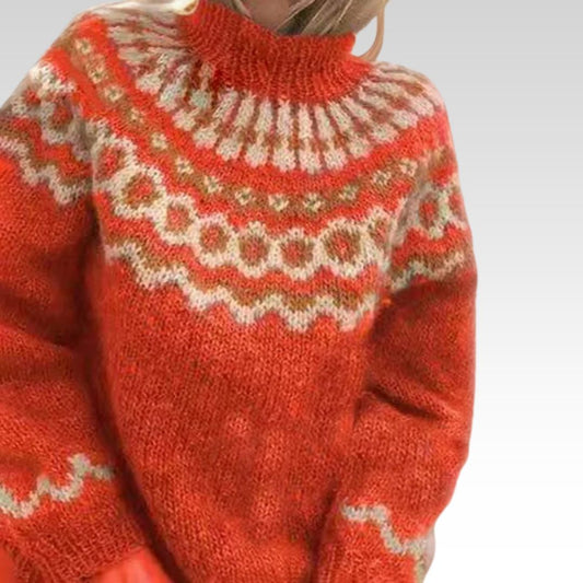 Isabelle | Eleganter Jacquardpullover