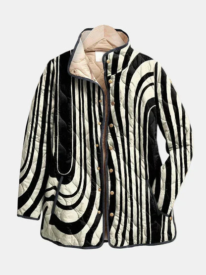 Sylvie | Zebra-Steppjacke