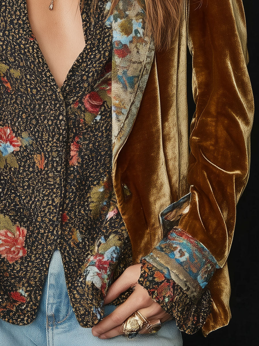 Marcelline | Vintage-Patchwork-Blazer