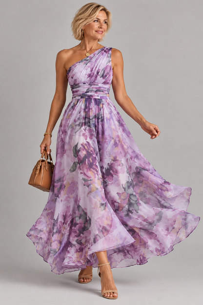 Celest Elegantes Blumenkleid