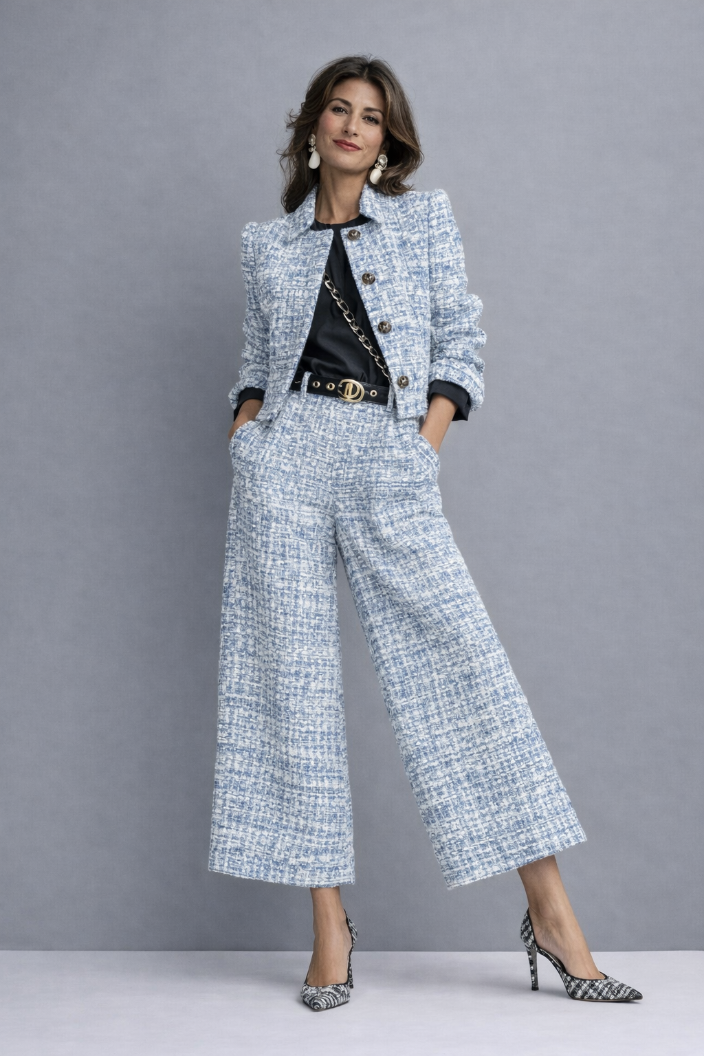 Manol | Elegantes Set aus schicker Bluse und Hose