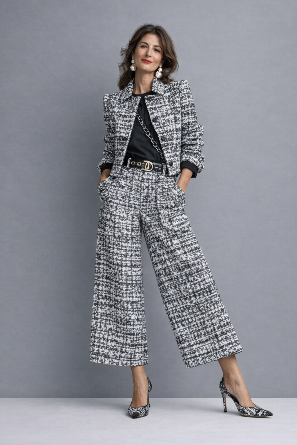 Manol | Elegantes Set aus schicker Bluse und Hose
