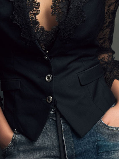 Noém | Eleganter schwarzer Blazer