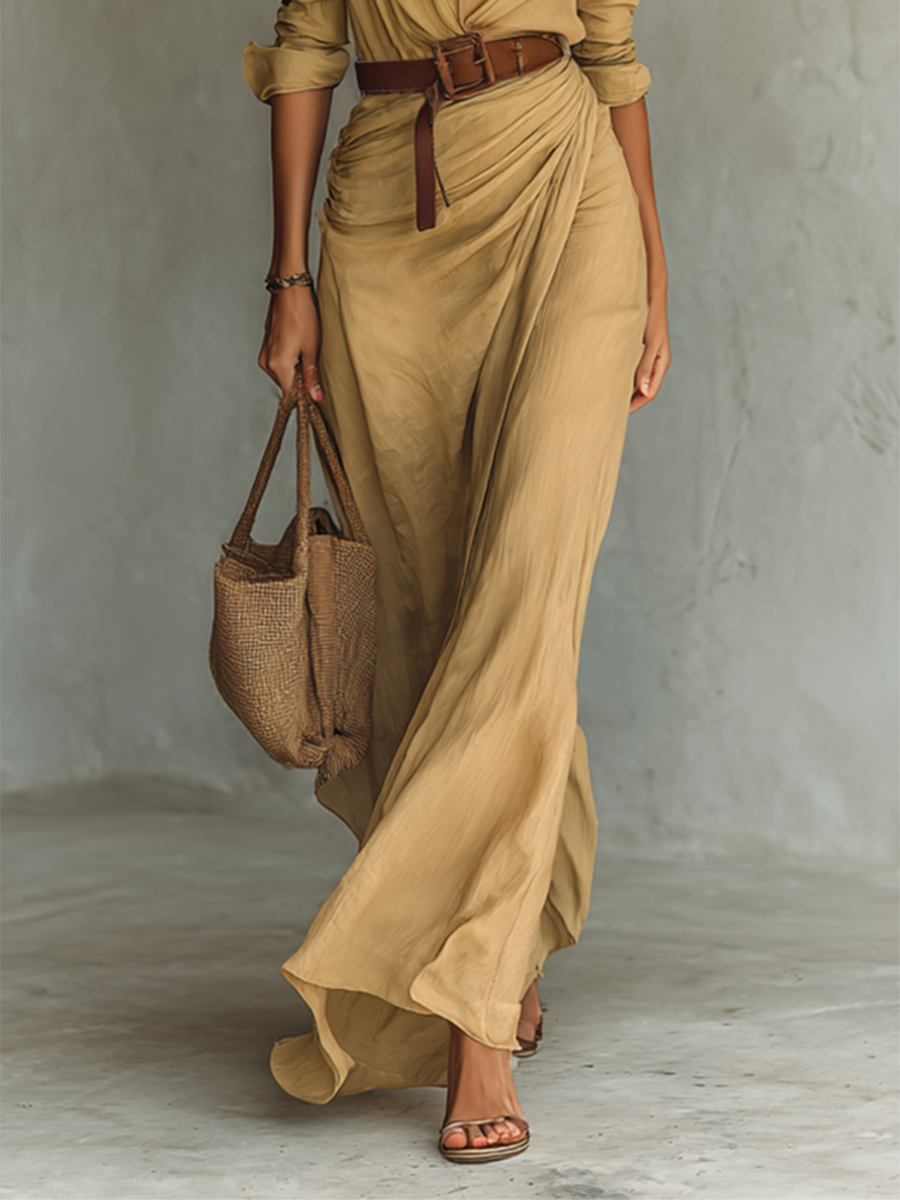 Victorie | Elegantes langes Freizeitkleid