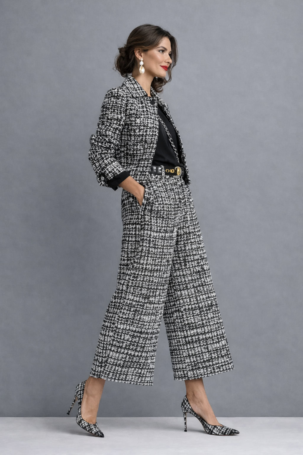 Manol | Elegantes Set aus schicker Bluse und Hose