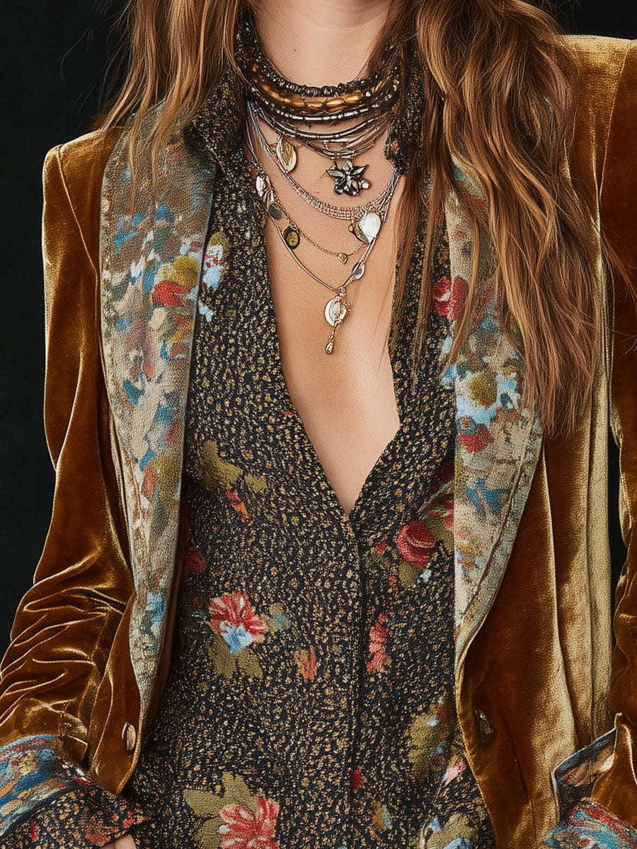 Marcelline | Vintage-Patchwork-Blazer