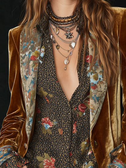 Marcelline | Vintage-Patchwork-Blazer