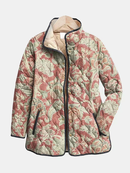 Pauline | Terrakotta-Steppjacke