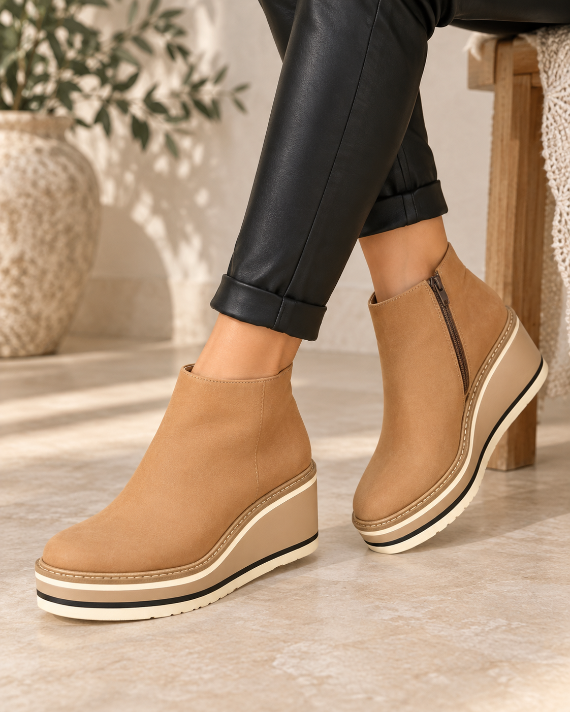 Livy | Bequeme orthopädische Stiefeletten für jeden Tag