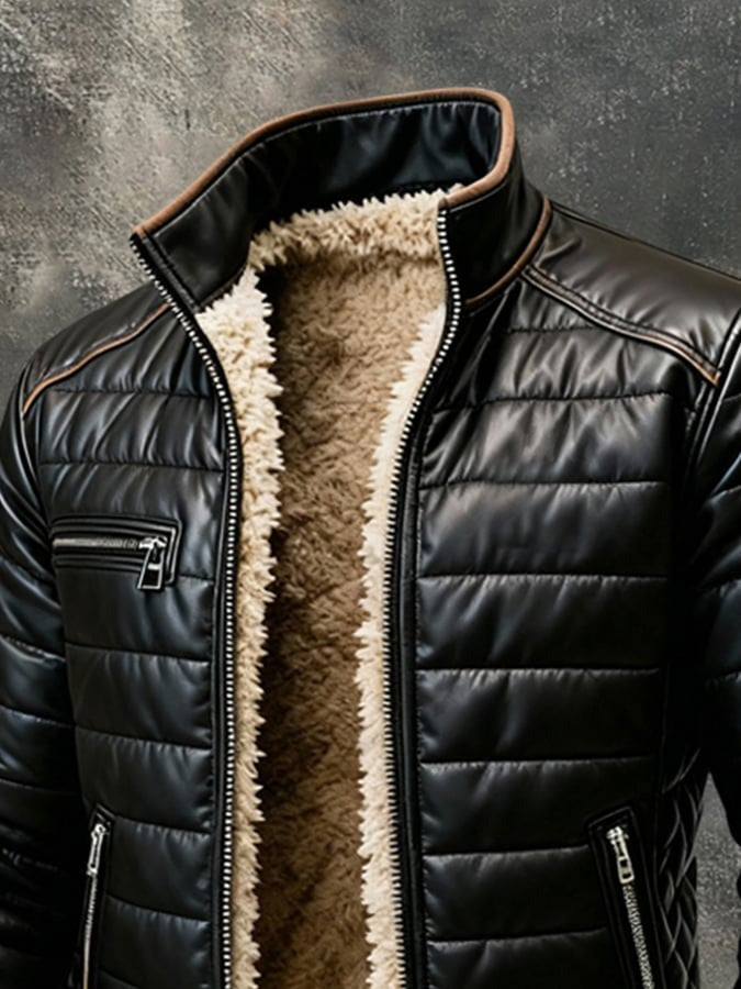 Elegante Jacke mit Stehkragen