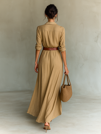Victorie | Elegantes langes Freizeitkleid