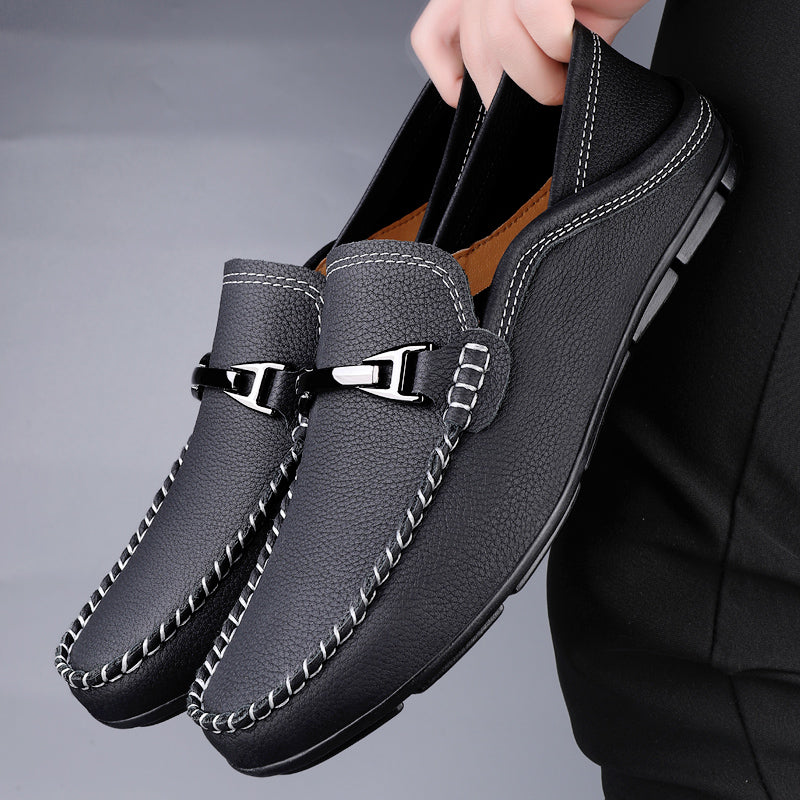 Adelmann | Loafer mit Kontrastnähten