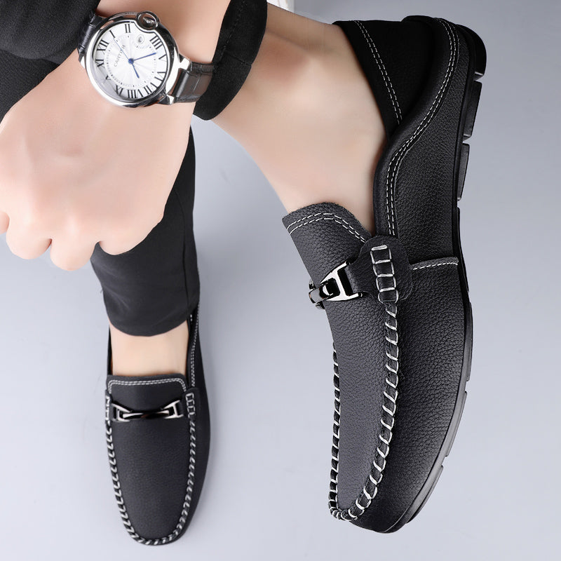 Adelmann | Loafer mit Kontrastnähten