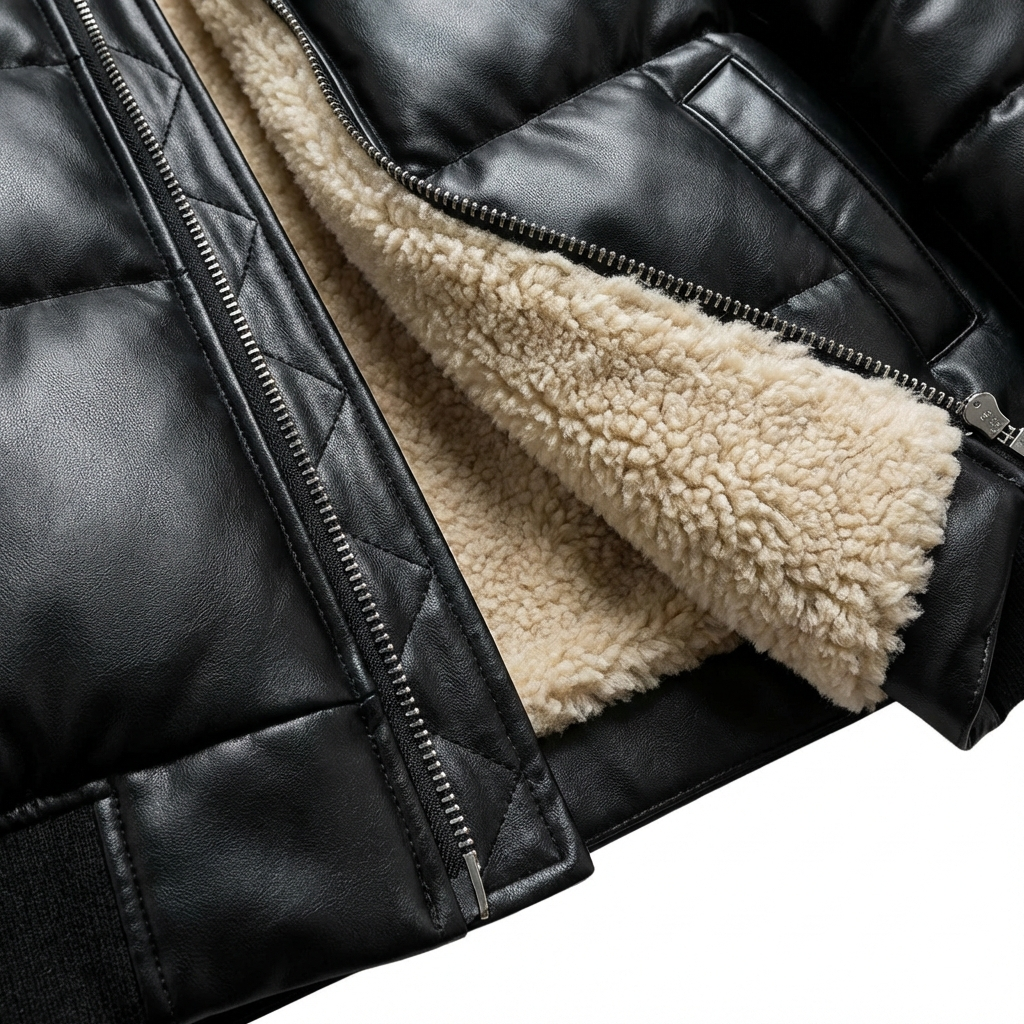 Wattierte Jacke im Vintage-Look