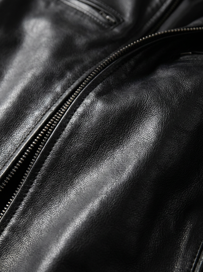 Lässige Lederjacke