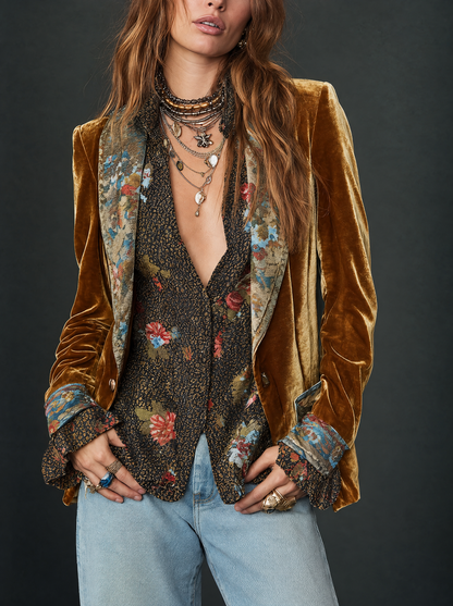 Marcelline | Vintage-Patchwork-Blazer