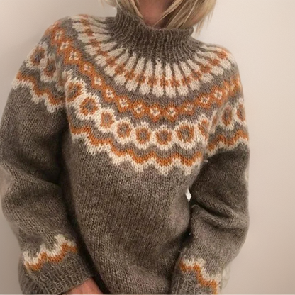 Isabelle | Eleganter Jacquardpullover
