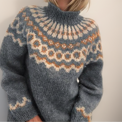 Isabelle | Eleganter Jacquardpullover