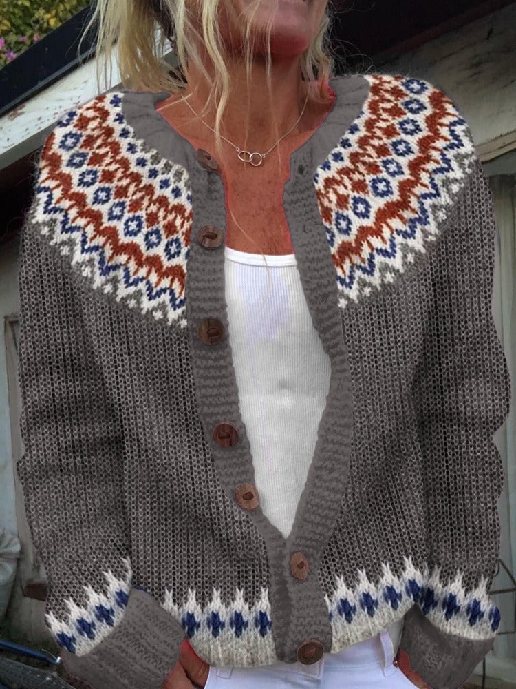 Gabriella | Stilvolle Strickjacke