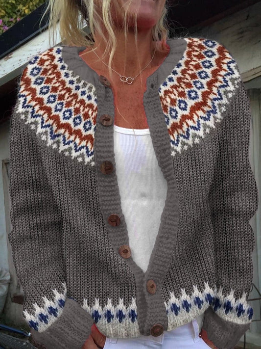 Gabriella | Stilvolle Strickjacke